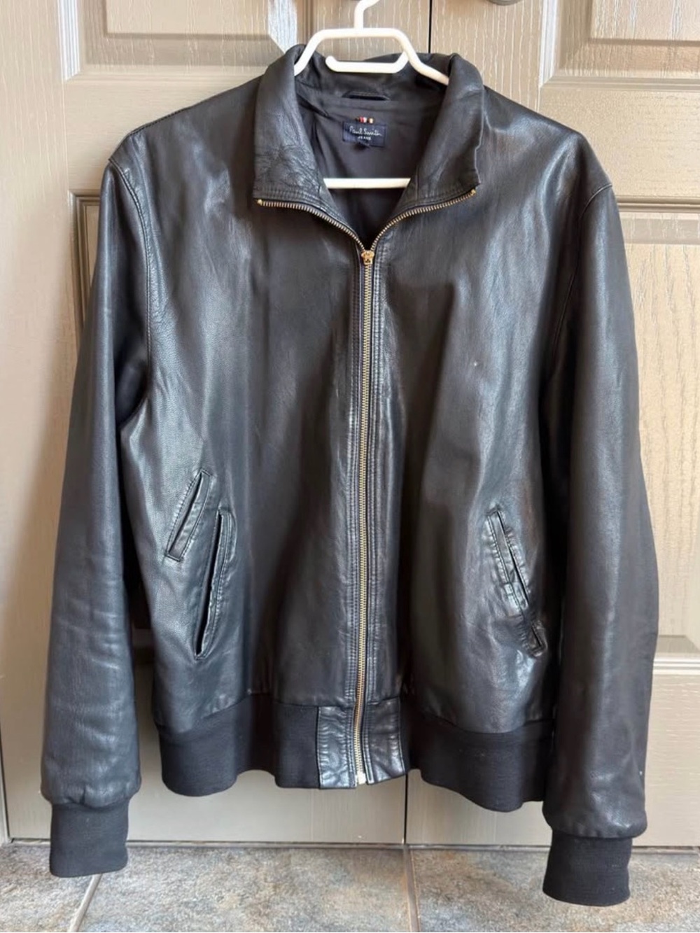 Black Leather Jacket - Paul Smith